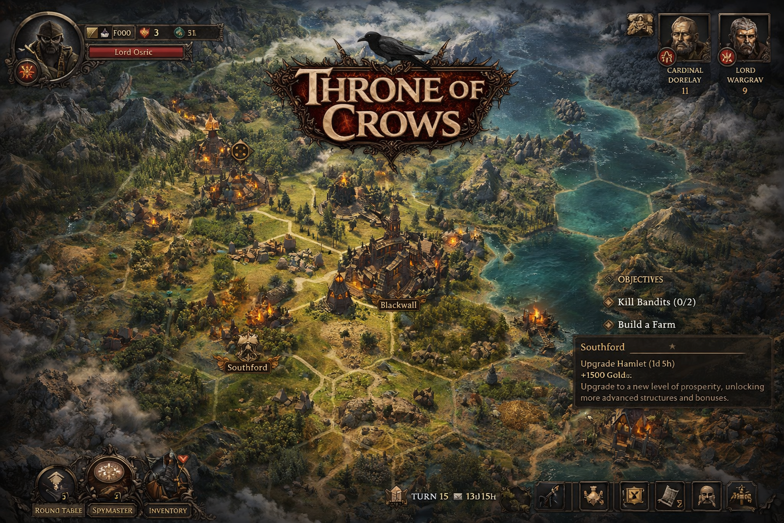 Throne of Crows gameplay — Turn 15